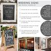 Wedding Typography Sign - Dana Decals