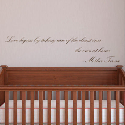 Mother Teresa Quote - Dana Decals