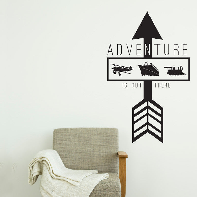 Adventure is out there Arrow Quote - Dana Decals