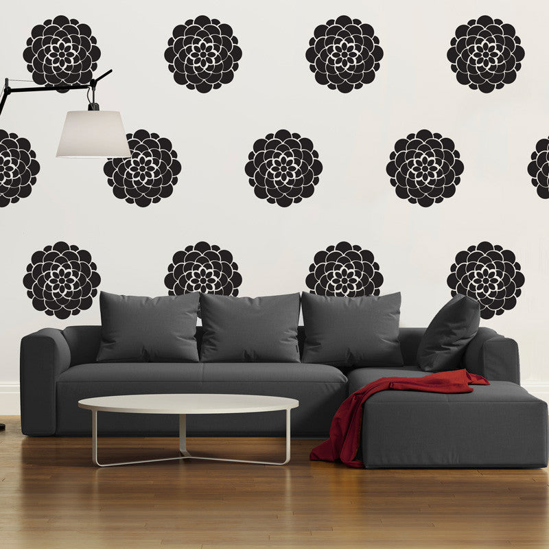 Geometric Flower Pattern - Dana Decals
