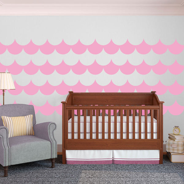 Modern Scallop Pattern - Dana Decals