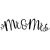 Mr & Mrs Wedding Decal - Dana Decals