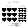 Multi-size Heart Pattern - Dana Decals