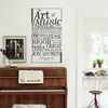 Nadia Boulanger Art of Music Quote - Dana Decals