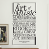 Nadia Boulanger Art of Music Quote - Dana Decals