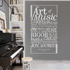 Nadia Boulanger Art of Music Quote - Dana Decals