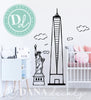 Doodled New York City Skyline - Dana Decals