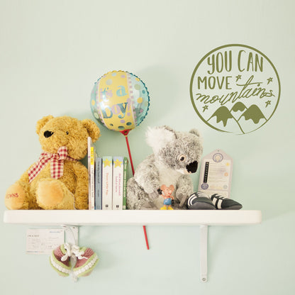 You Can Move Mountains - Dana Decals