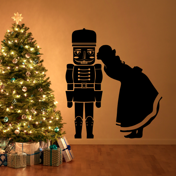 Nutcracker Kiss Silhouette - Dana Decals