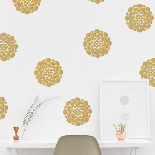 Geometric Flower Pattern - Dana Decals