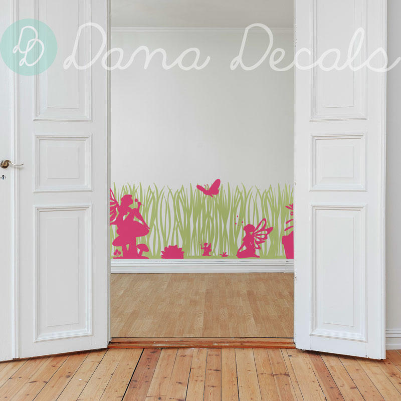 Fairy Garden Scene - Dana Decals