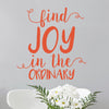 Find Joy In The Ordinary Quote - Dana Decals