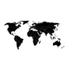 World Map with Outlined Countries - Dana Decals