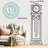 Antique Grandfather Clock Decal - Dana Decals