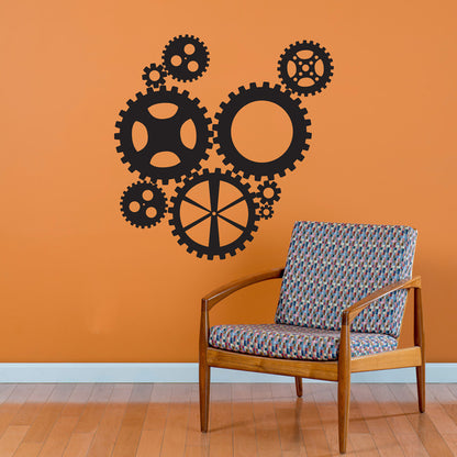 Steampunk Industrial Gears Collection - Dana Decals