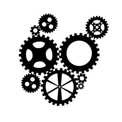 Steampunk Industrial Gears Collection - Dana Decals