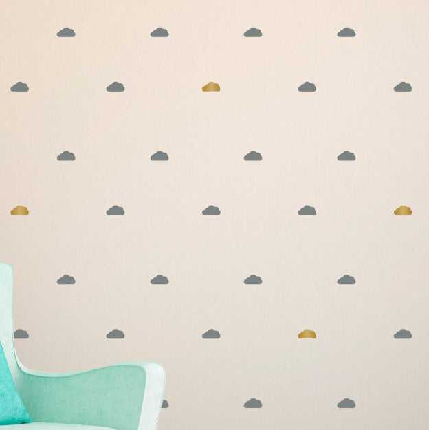 Tiny Clouds Wall Pattern - Dana Decals