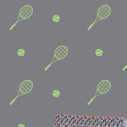 Tennis Ball & Racquet Pattern - Dana Decals