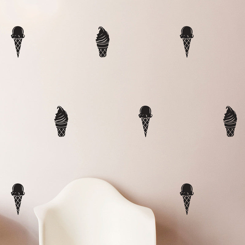 Ice Cream Cone Pattern - Dana Decals