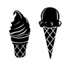 Ice Cream Cone Pattern - Dana Decals