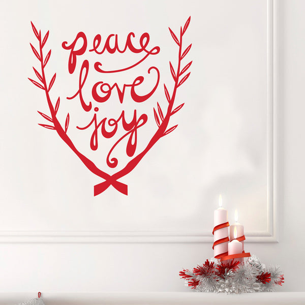 Peace Love Joy - Dana Decals