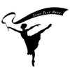 Personalized Ribbon Banner Dancer Ballet Dancer - Dana Decals