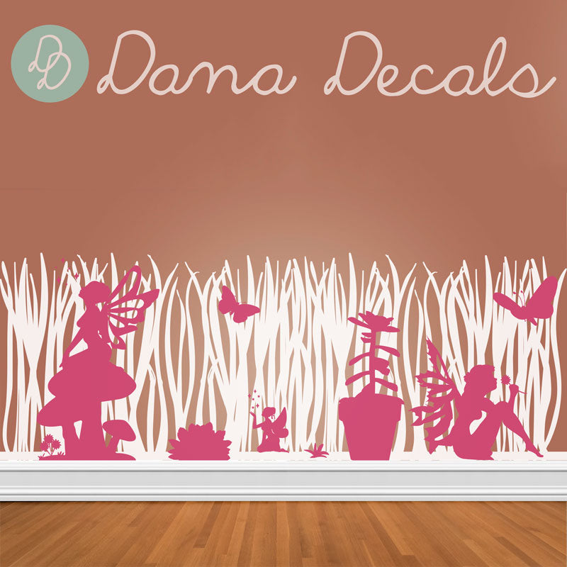 Fairy Garden Scene - Dana Decals