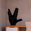 Live Long and Prosper Hand Sign Silhouette - Dana Decals