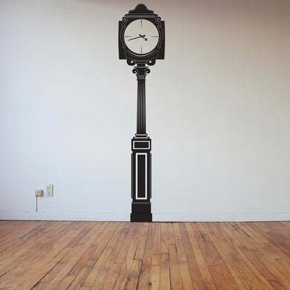 Paris Clock Street Light Post - Dana Decals
