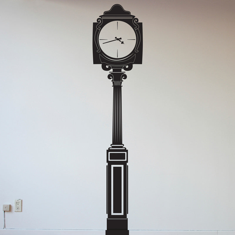 Paris Clock Street Light Post - Dana Decals