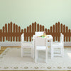 Imperfect Whimsical Picket Fence Vinyl Wall Decal - Dana Decals