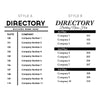 Custom Business Building Directory Sign - Dana Decals