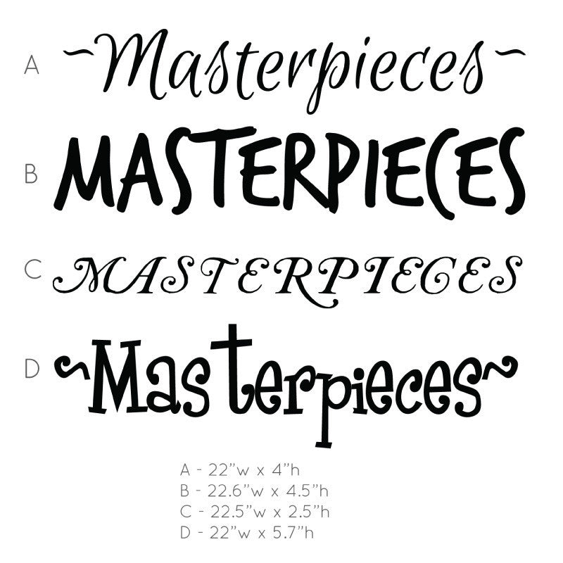 Masterpieces - Dana Decals