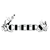 Cheers Champagne Confetti - Dana Decals