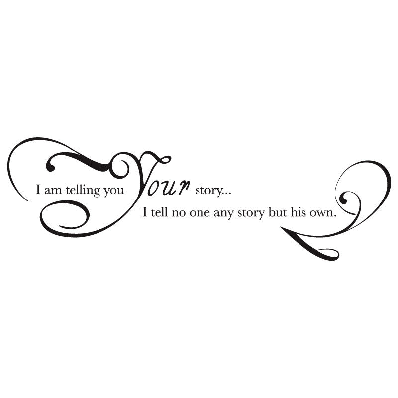 Your Own Story Chronicles of Narnia Aslan Quote - Dana Decals