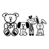 Friendly Stuffed Animal Decal Collection - Dana Decals