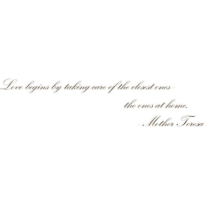 Mother Teresa Quote - Dana Decals