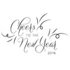 Cheers to the New Year - Dana Decals