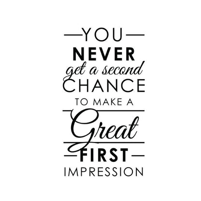 First Impression Quote - Dana Decals