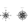 Nautical Compass - Dana Decals