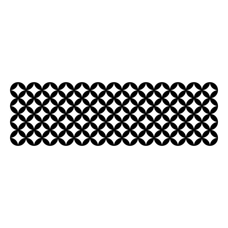 Endless Moorish Circle Pattern Rows - Dana Decals