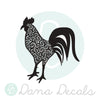 Patterned Rooster - Dana Decals