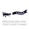 Personalized Airplane with Banner - Dana Decals