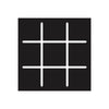 Tic Tac Toe Chalkboard Game - Dana Decals