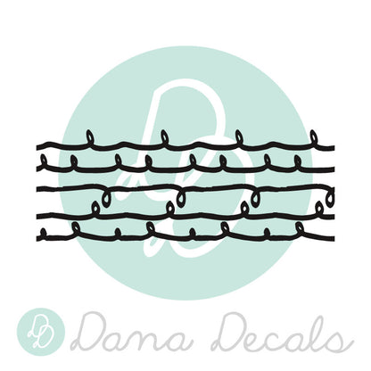Doodled Line Pattern - Dana Decals