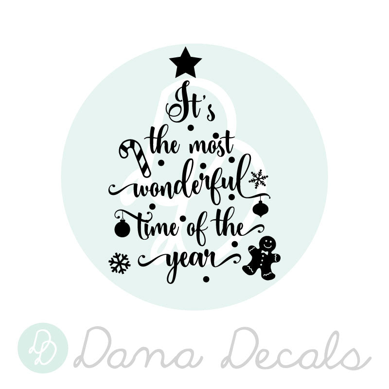 It's The Most Wonderful Time of The Year - Dana Decals