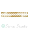 100 Gold 8 Point Stars - Dana Decals