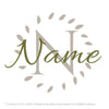 Nursery Name Monogram - Dana Decals