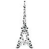 Floral Eiffel Tower - Dana Decals