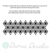 Modern Cut Diamond Pattern - Dana Decals